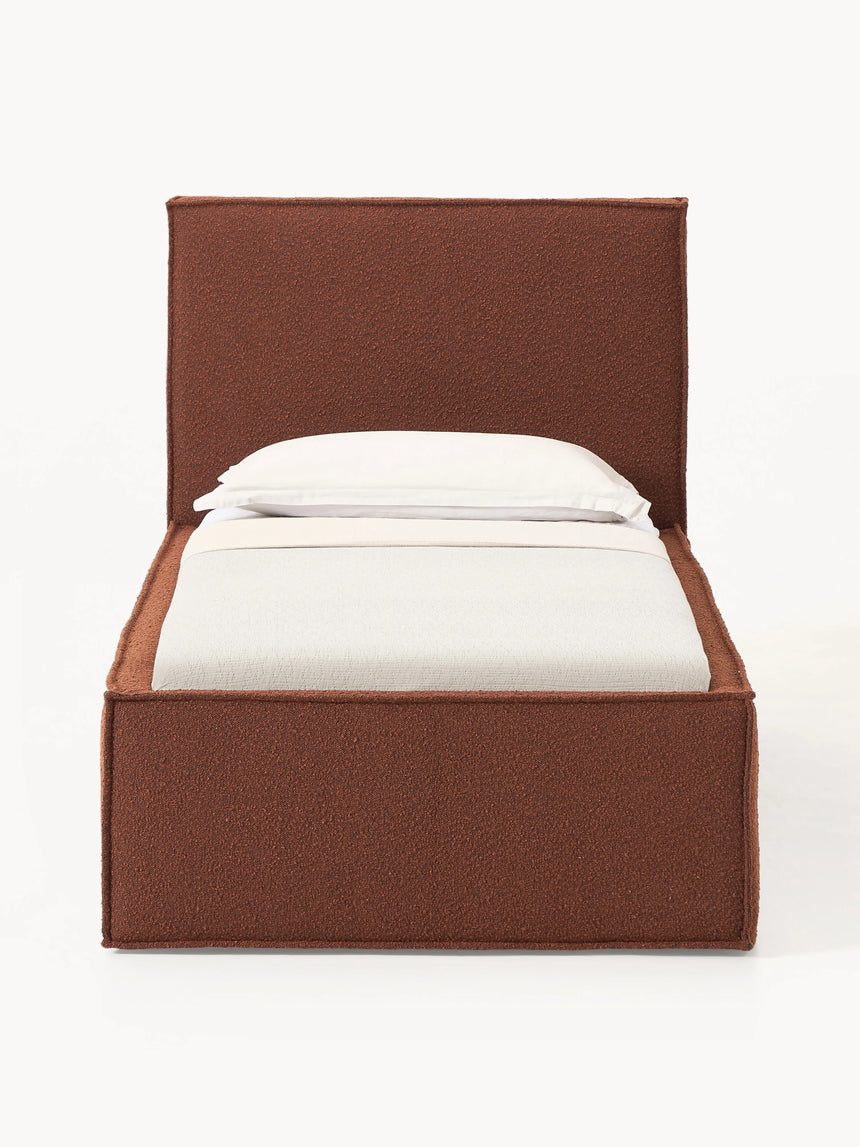 Lays Tek Kişilik Karyola Pişmiş Toprak Bukle