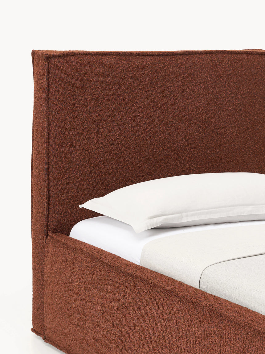 Lays Tek Kişilik Karyola Pişmiş Toprak Bukle