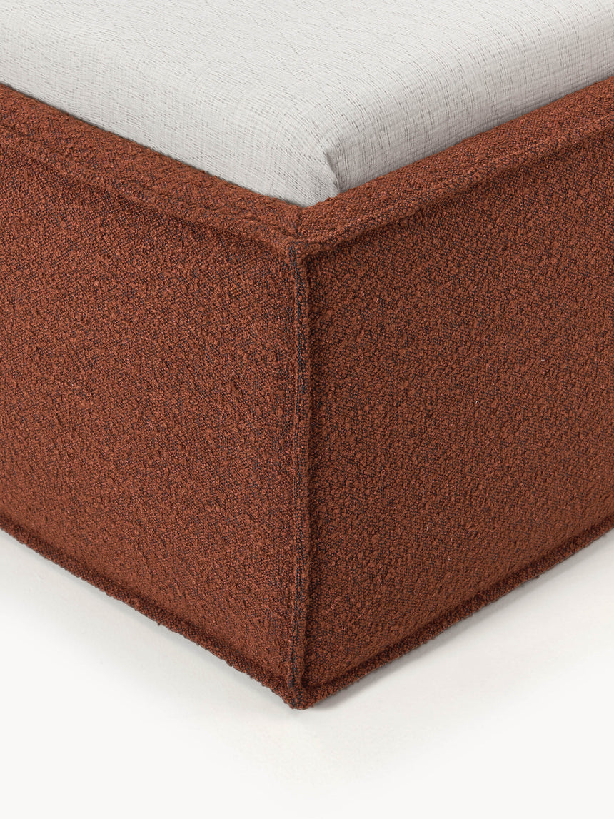 Lays Tek Kişilik Karyola Pişmiş Toprak Bukle