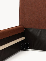 Lays Tek Kişilik Karyola Pişmiş Toprak Bukle