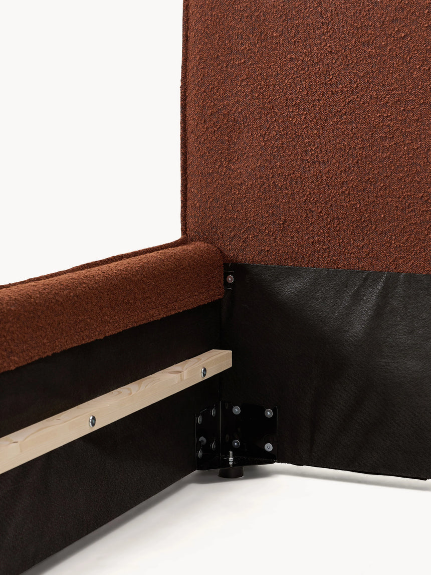 Lays Tek Kişilik Karyola Pişmiş Toprak Bukle