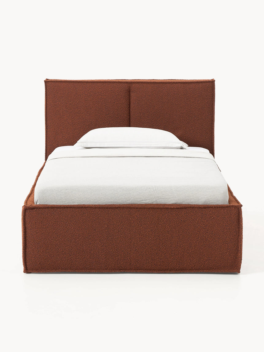 Lays Tek Kişilik Karyola Pişmiş Toprak Bukle