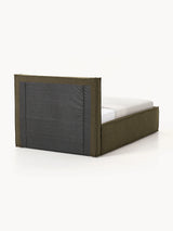 Lays Tek Kişilik Karyola Zeytin Yeşili Bukle