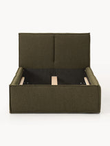 Lays Tek Kişilik Karyola Zeytin Yeşili Bukle