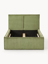 Lays Tek Kişilik Karyola Zeytin Yeşili Fitilli