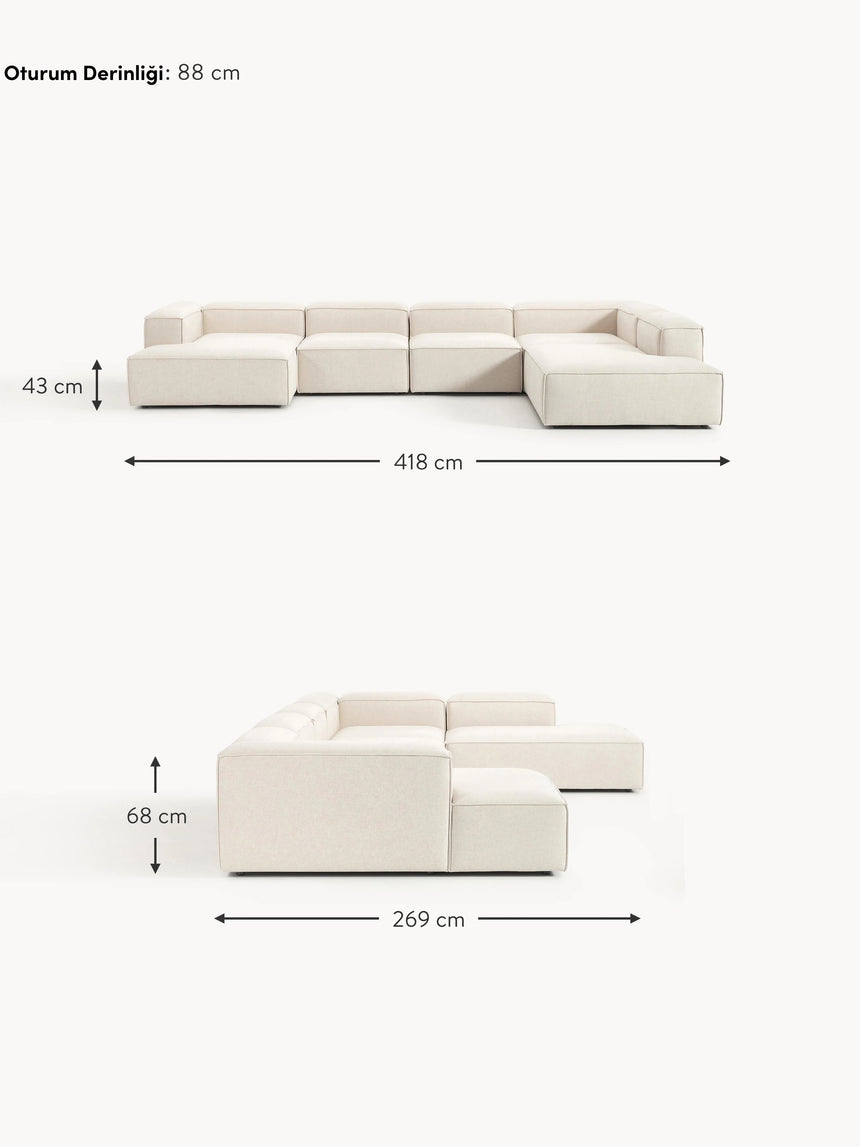 Lego Big Köşe Koltuk Açık Bej