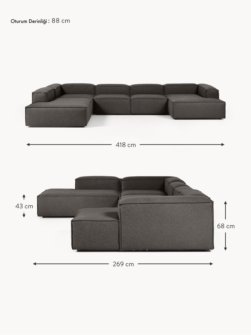 Lego Big Köşe Koltuk Antrasit