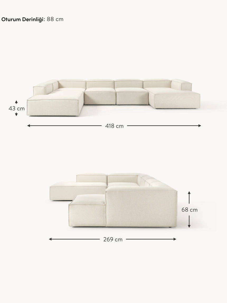 Lego Big Köşe Koltuk Kırık Beyaz