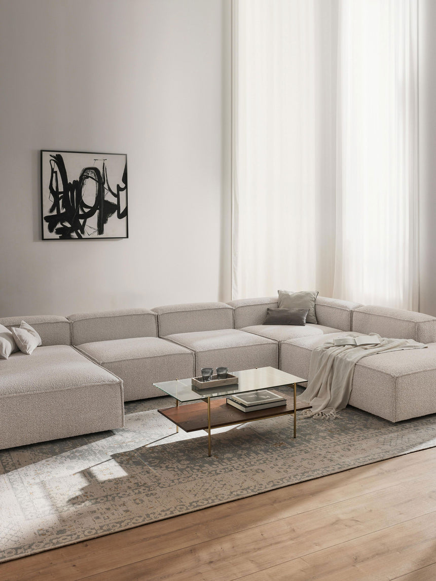 Lego Big Köşe Koltuk Kırık Beyaz Bukle