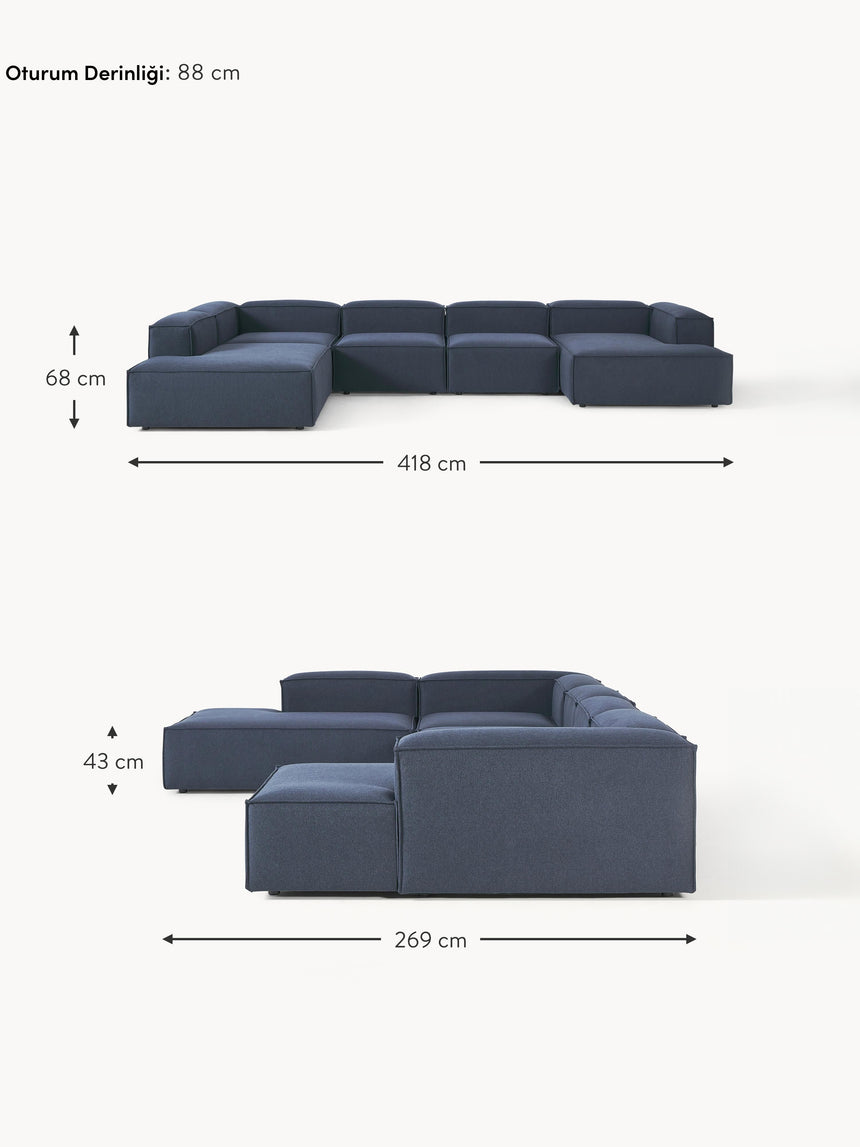 Lego Big Köşe Koltuk Koyu Mavi