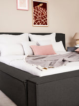 Lego Çift Kişilik Karyola Antrasit