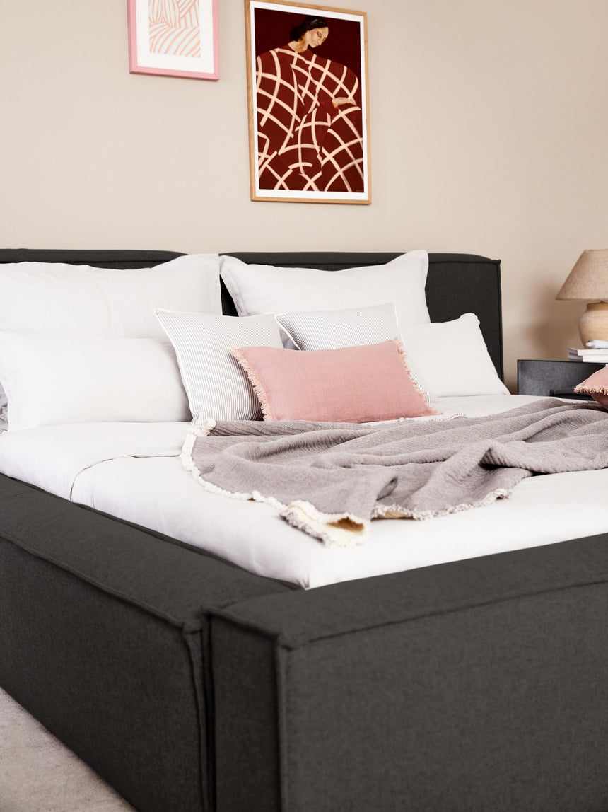 Lego Çift Kişilik Karyola Antrasit