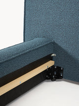 Lego Çift Kişilik Karyola Gri Mavi Bukle