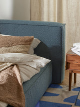 Lego Çift Kişilik Karyola Gri Mavi Bukle