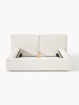 Lego Çift Kişilik Karyola Kırık Beyaz Bukle