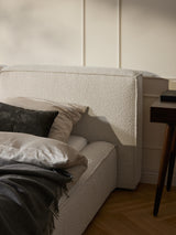 Lego Çift Kişilik Karyola Kırık Beyaz Bukle