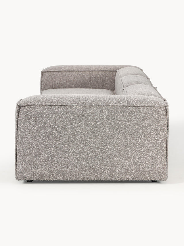 Lego Dörtlü Koltuk Açık Gri Kahve Bukle