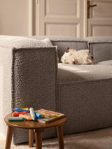 Lego Dörtlü Koltuk Açık Gri Kahve Bukle