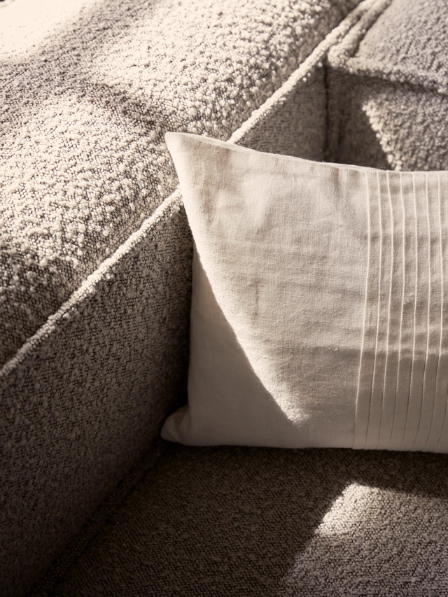 Lego Dörtlü Koltuk Açık Gri Kahve Bukle