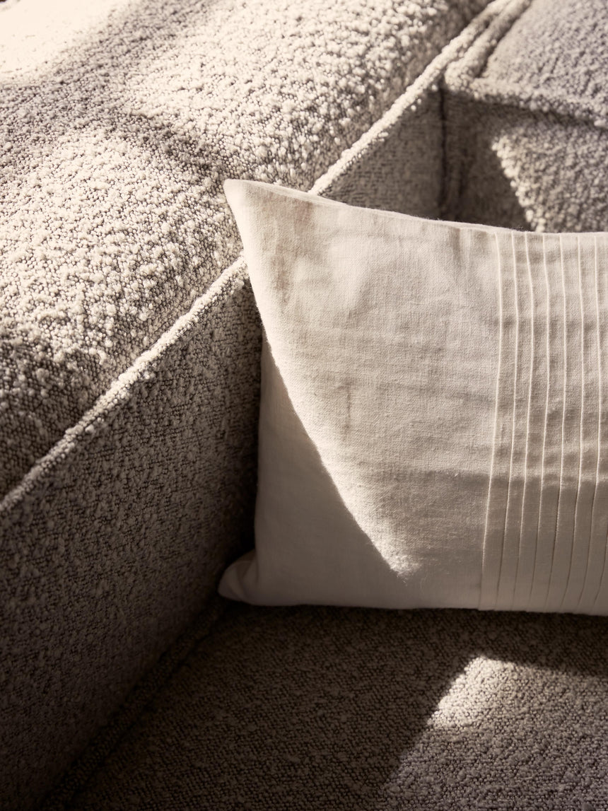 Lego Dörtlü Koltuk Açık Gri Kahve Bukle