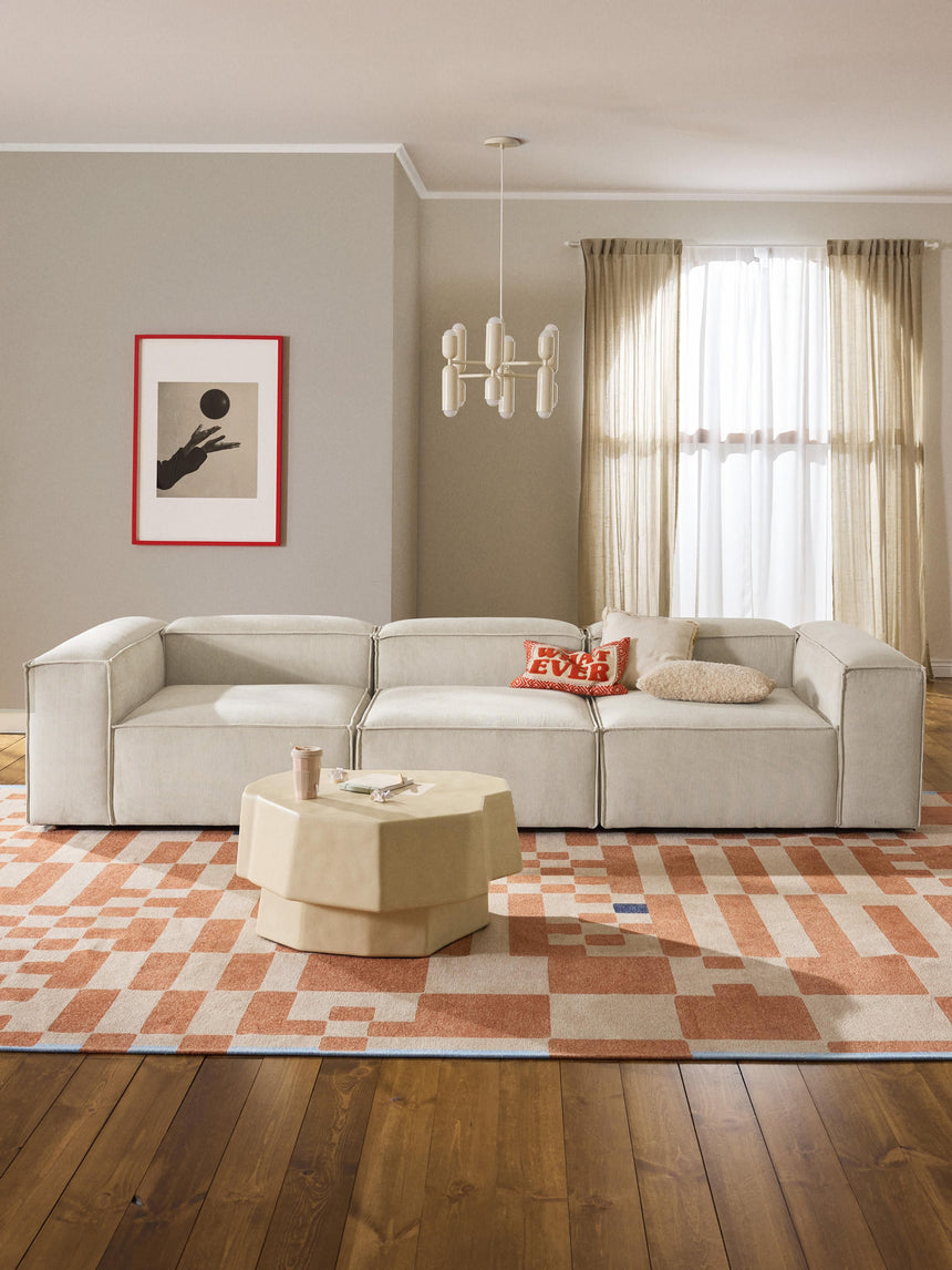 Lego Dörtlü Koltuk Bej Fitilli