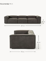 Lego Dörtlü Koltuk Gri Kahve