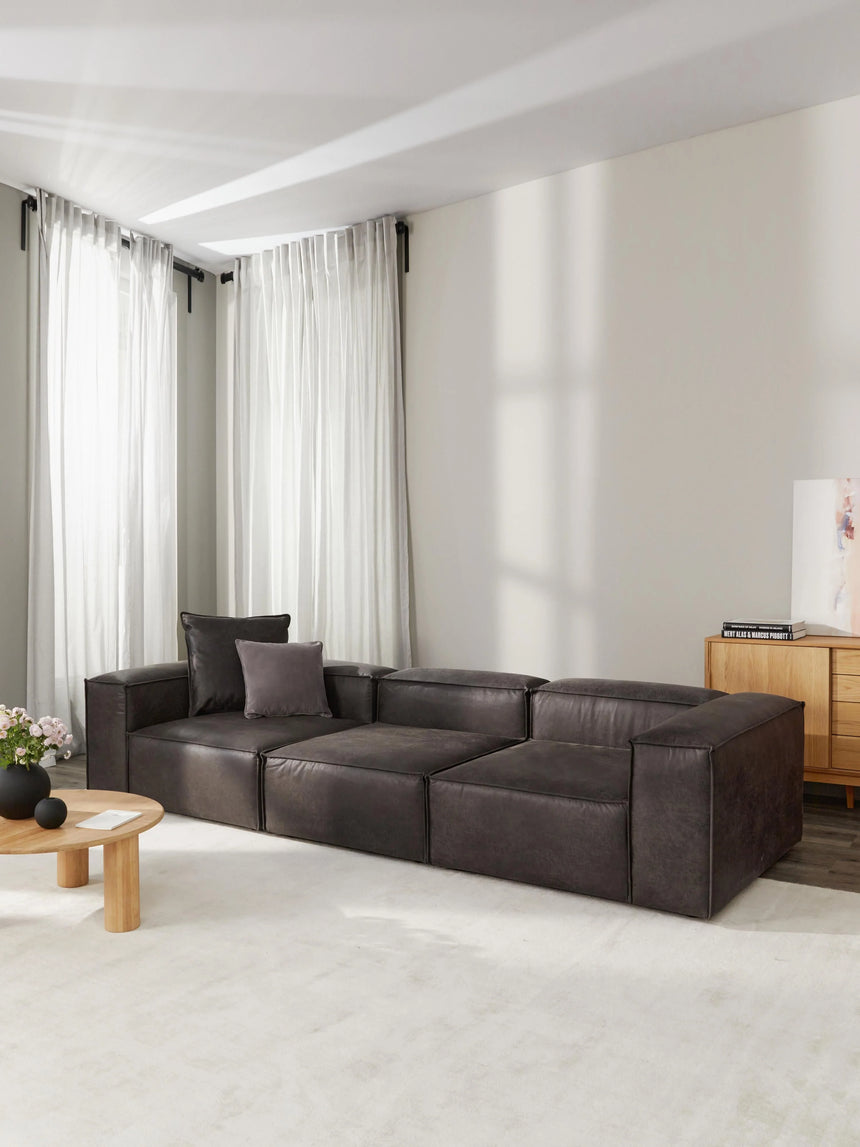 Lego Dörtlü Koltuk Gri Kahve