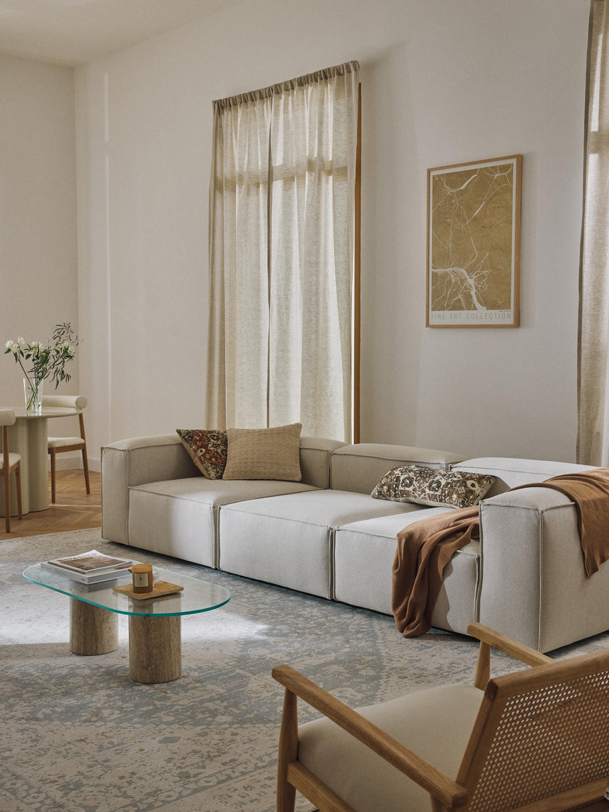 Lego Dörtlü Koltuk Kırık Beyaz