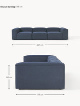 Lego Dörtlü Koltuk Koyu Mavi