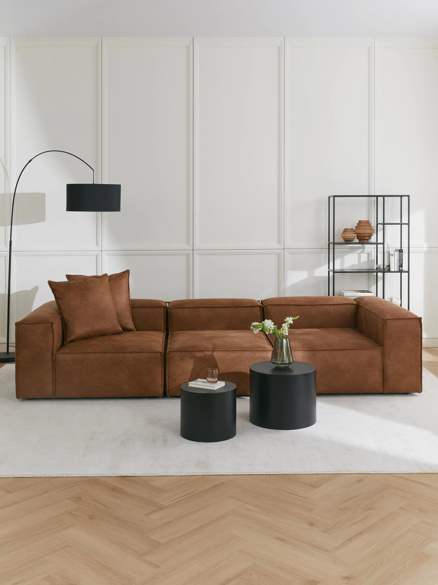 Lego Dörtlü Koltuk Taba Kahve