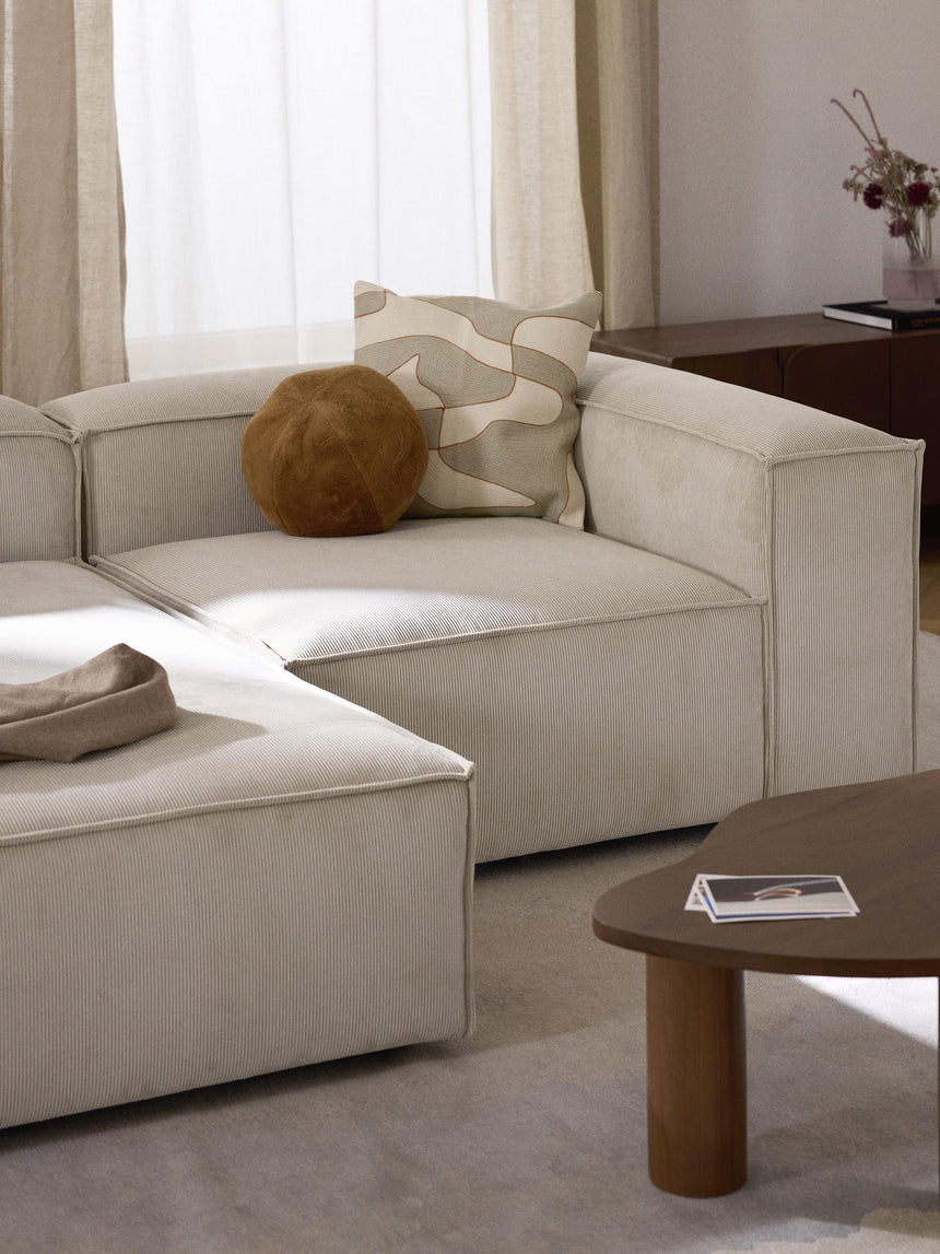 Lego Köşe Koltuk Bej Fitilli