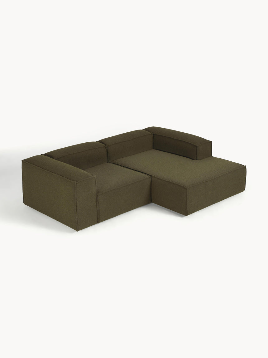 Lego Köşe Koltuk Zeytin Yeşili Bukle