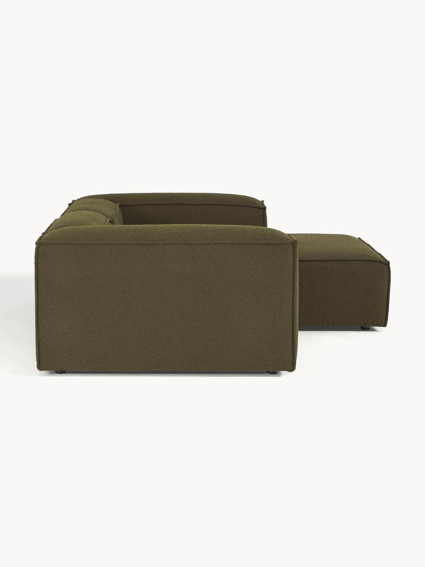 Lego Köşe Koltuk Zeytin Yeşili Bukle