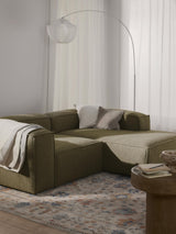 Lego Köşe Koltuk Zeytin Yeşili Bukle