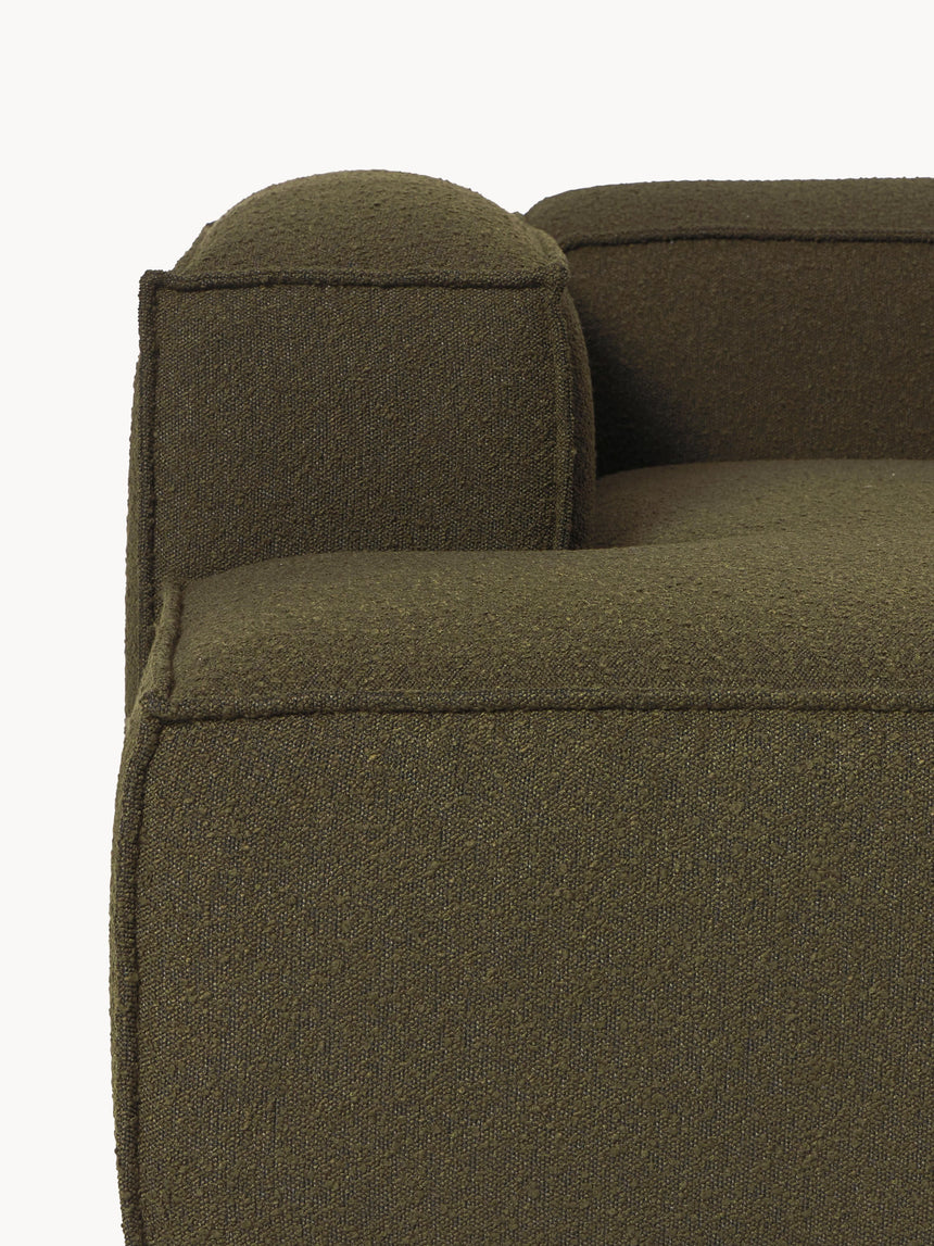 Lego Köşe Koltuk Zeytin Yeşili Bukle