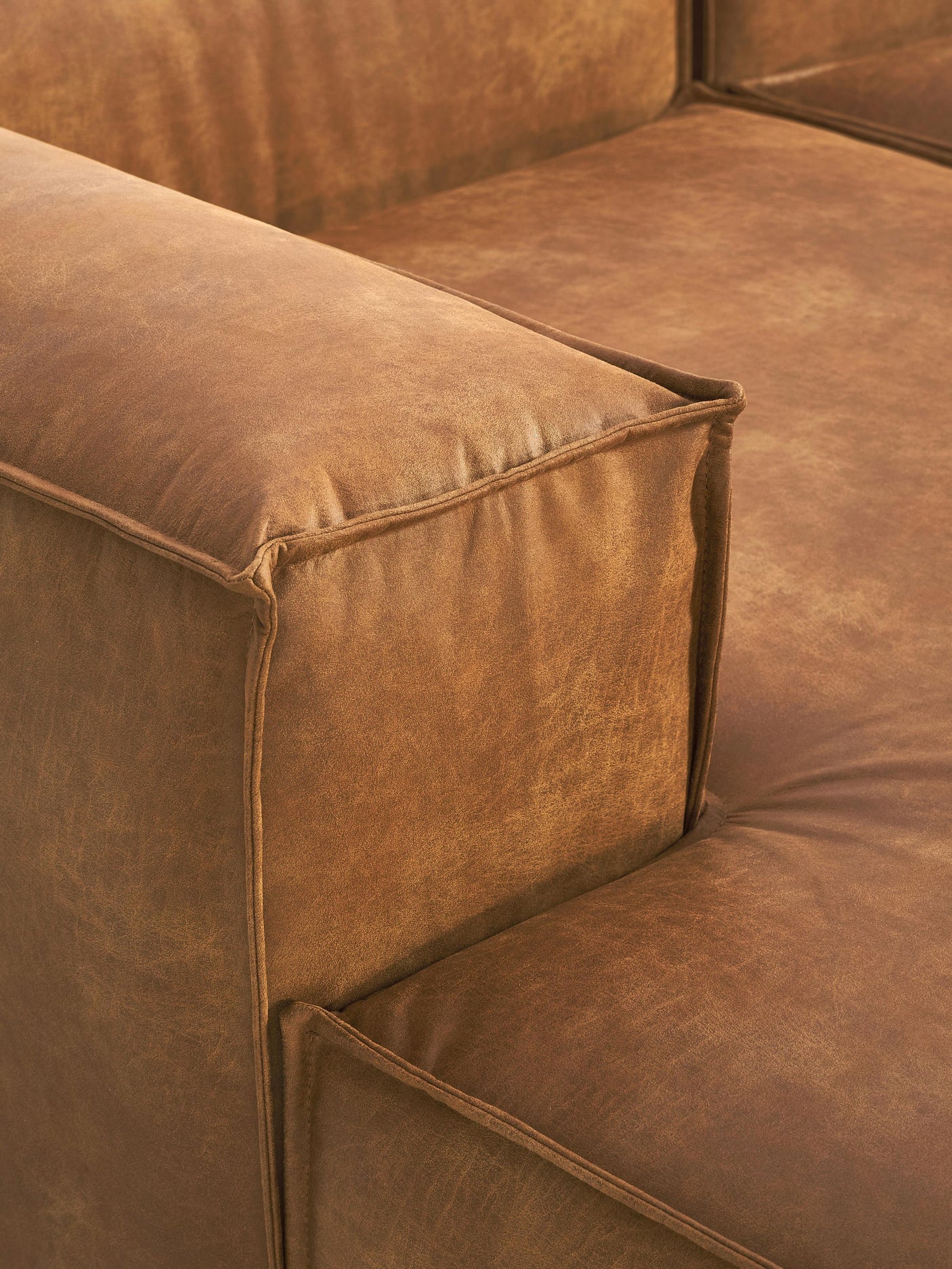 Lego Large Köşe Koltuk Taba Kahve