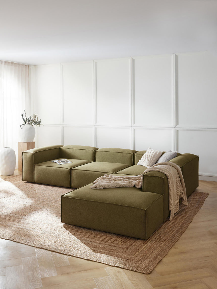 Lego Large Köşe Koltuk Zeytin Yeşili