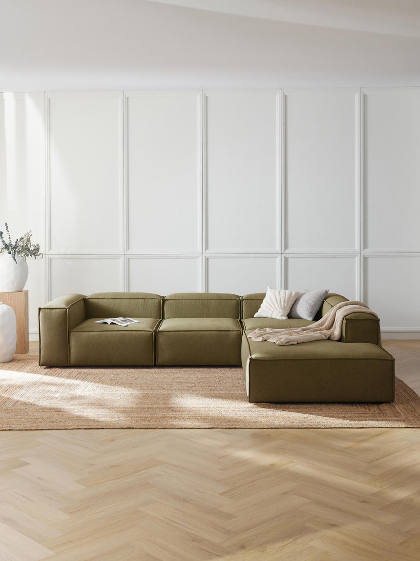 Lego Large Köşe Koltuk Zeytin Yeşili