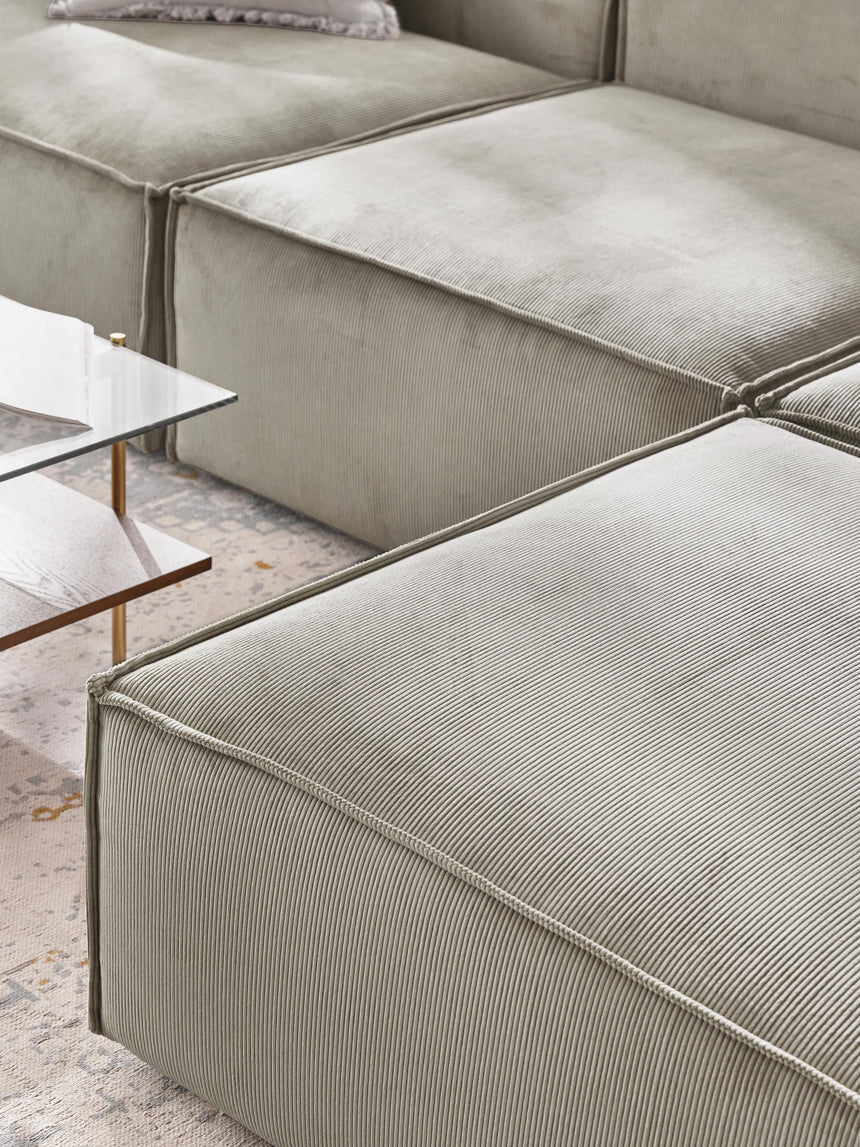 Lego Plus Köşe Koltuk Gri Fitilli