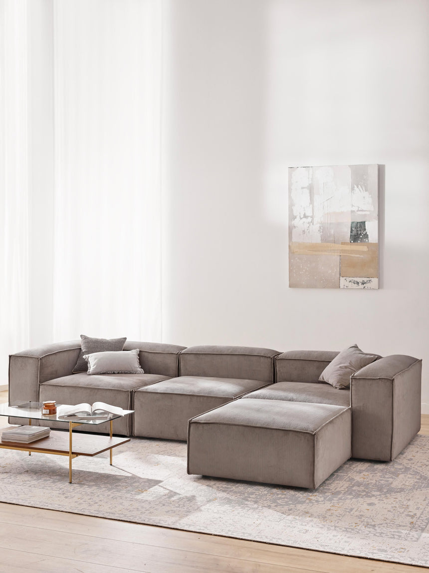 Lego Plus Köşe Koltuk Kahve Fitilli