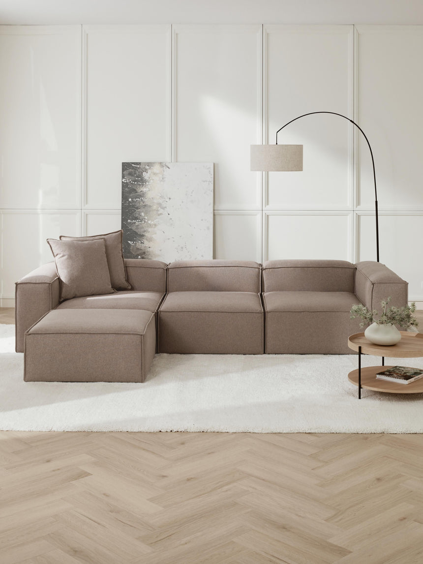 Lego Plus Köşe Koltuk Kapuçino