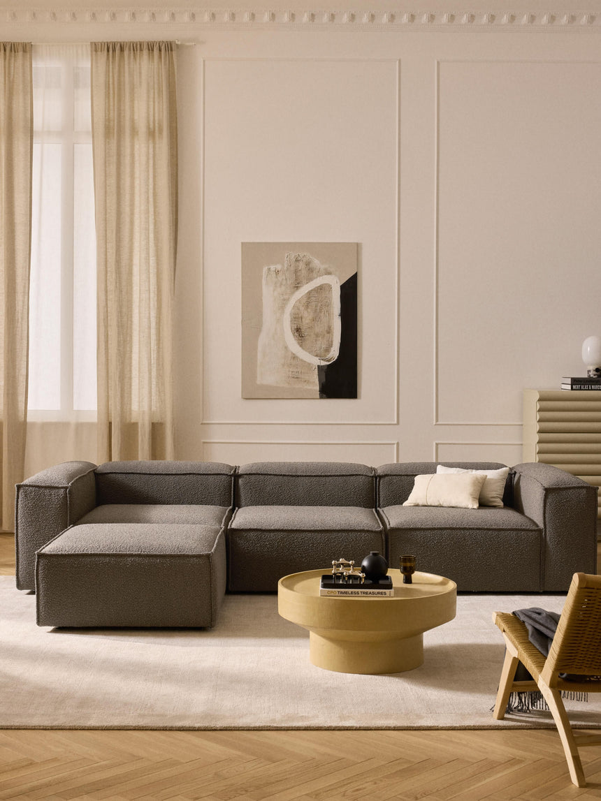 Lego Plus Köşe Koltuk Koyu Gri Bukle