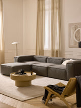 Lego Plus Köşe Koltuk Koyu Gri Bukle