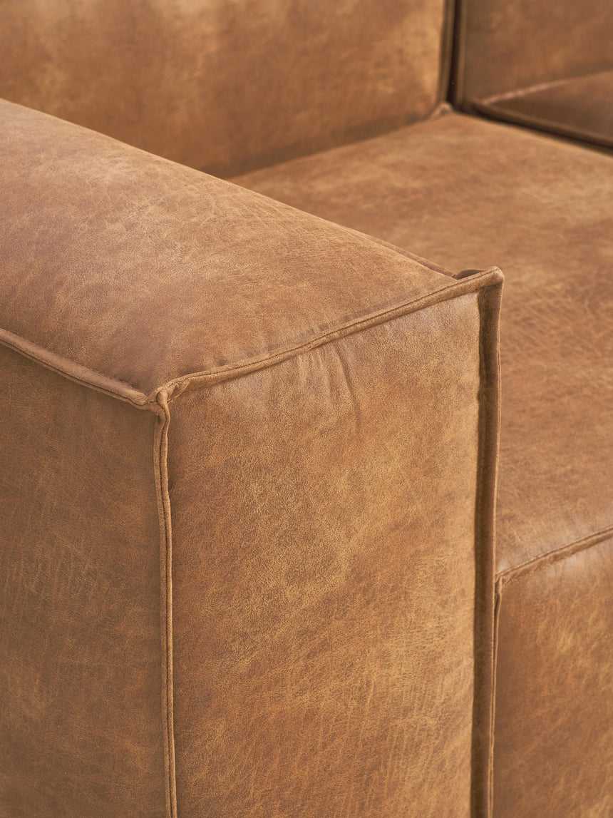 Lego Plus Köşe Koltuk Taba Kahve