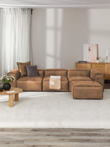 Lego Plus Köşe Koltuk Taba Kahve