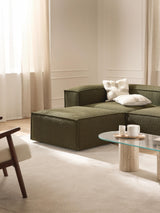 Lego Plus Köşe Koltuk Zeytin Yeşili Bukle