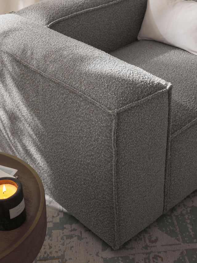 Lego Tekli Koltuk Açık Gri Bukle