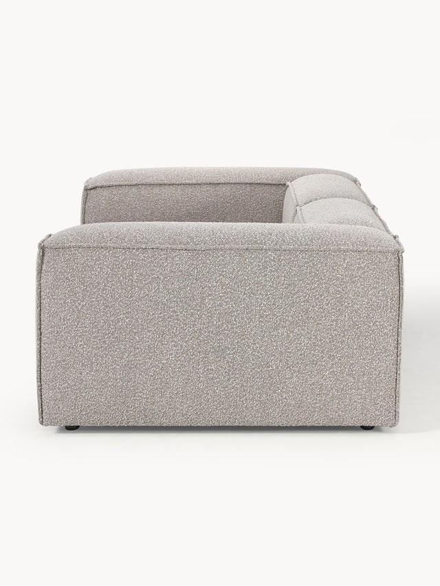 Lego Üçlü Koltuk Açık Gri Kahve Bukle