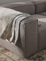 Lego Üçlü Koltuk Açık Gri Kahve Bukle