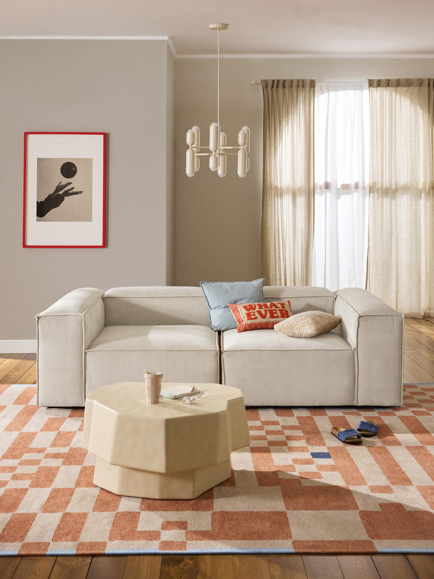 Lego Üçlü Koltuk Bej Fitilli